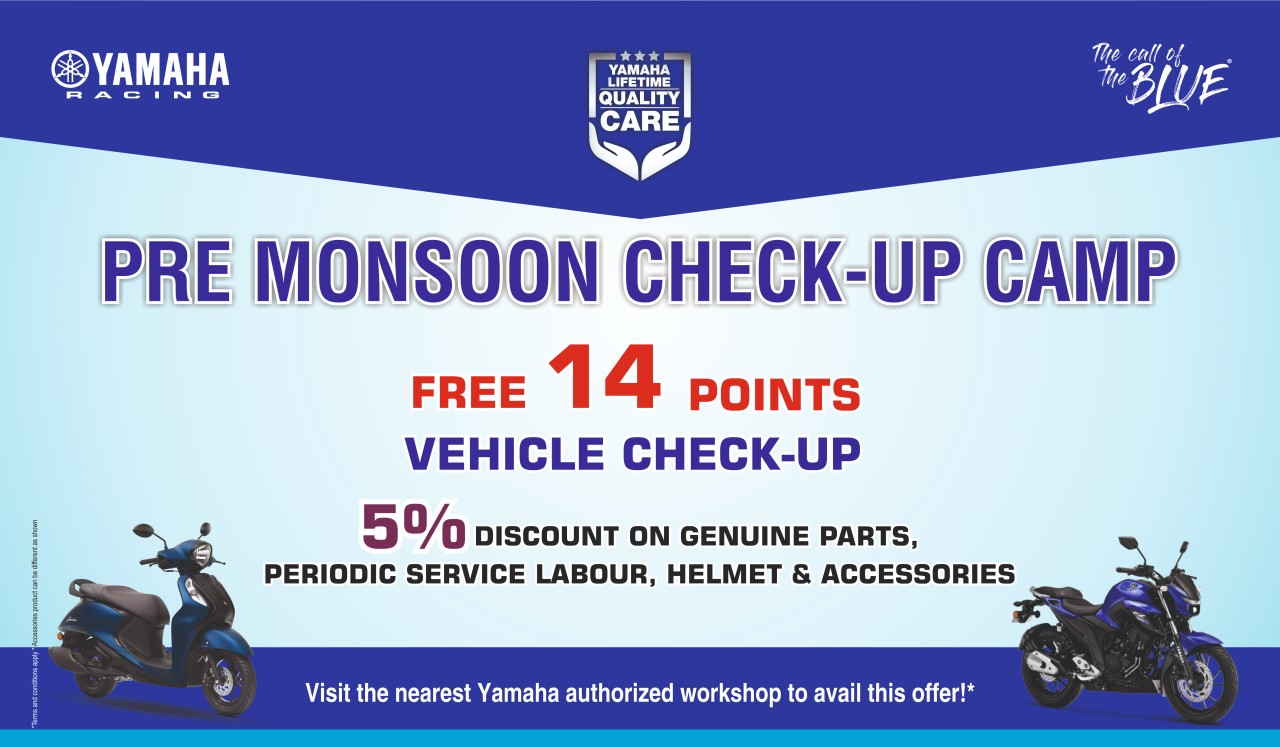 Yamaha Service camp organized by Yamaha India at a dealer near you