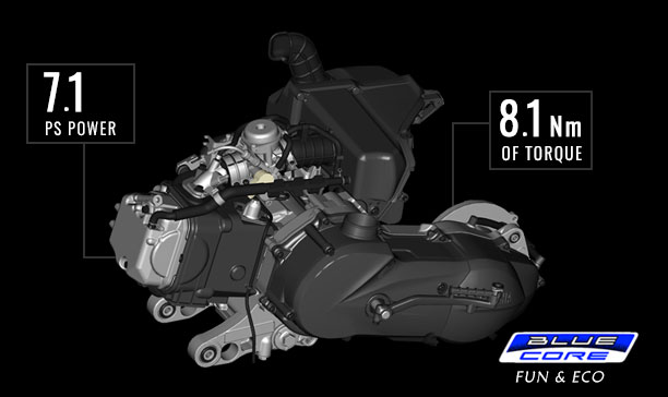 yamaha fascino engine cc