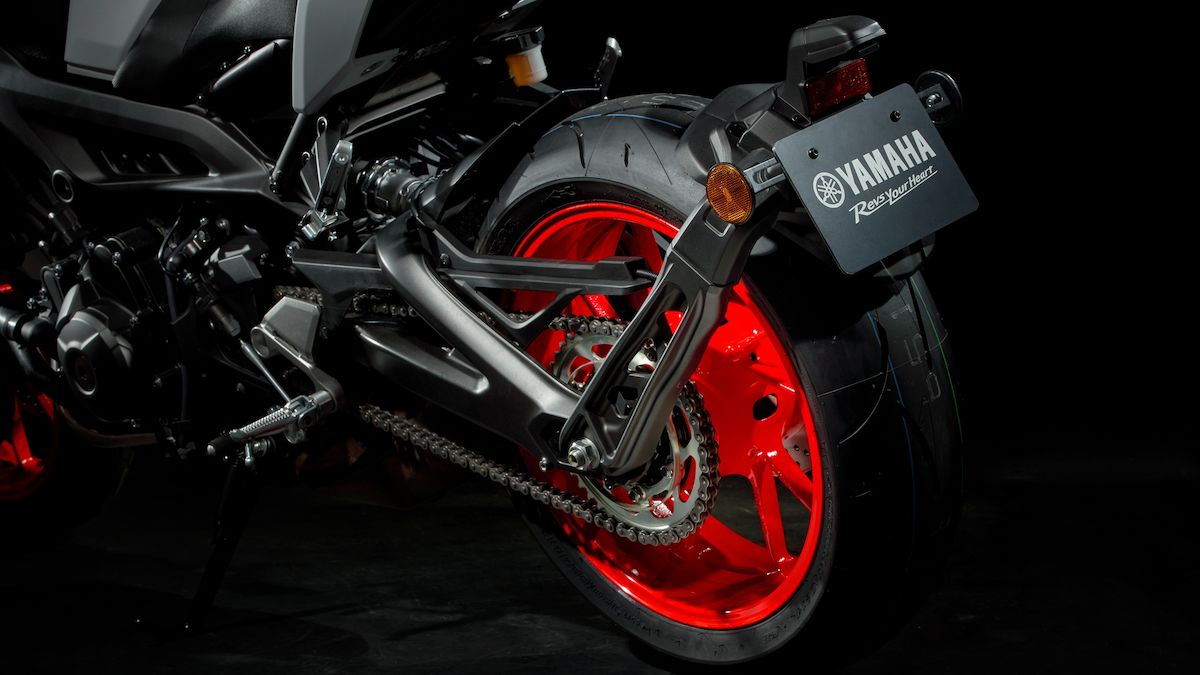 Yamaha MT 09 Back View