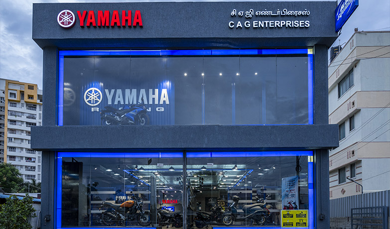 beeramguda yamaha showroom