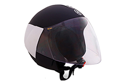  Yr3/BLACK-SILVER-thumb  Yamaha YR3 Jet Type Helmet