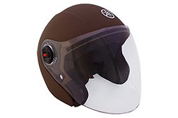  Yr6/MATT-DARK-BROWN-thumb  Yamaha YR6 Jet Type Helmet