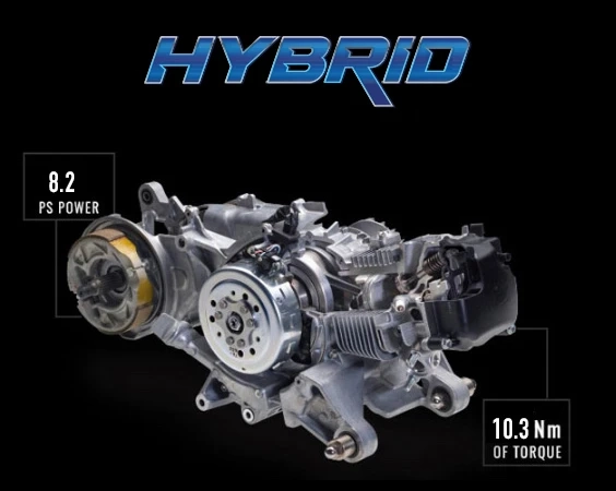 Ray Zr StreetRally New 125cc Fi with Hybrid Power Assist Engine