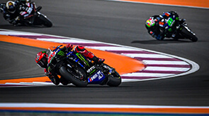 <p>Quartararo Muscles His Way To Seventh Place In Qatar Race</p>