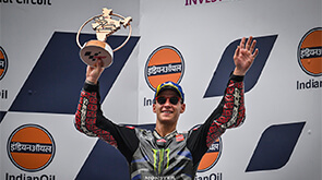 Quartararo Takes Terrific Third Place In Indian Gp