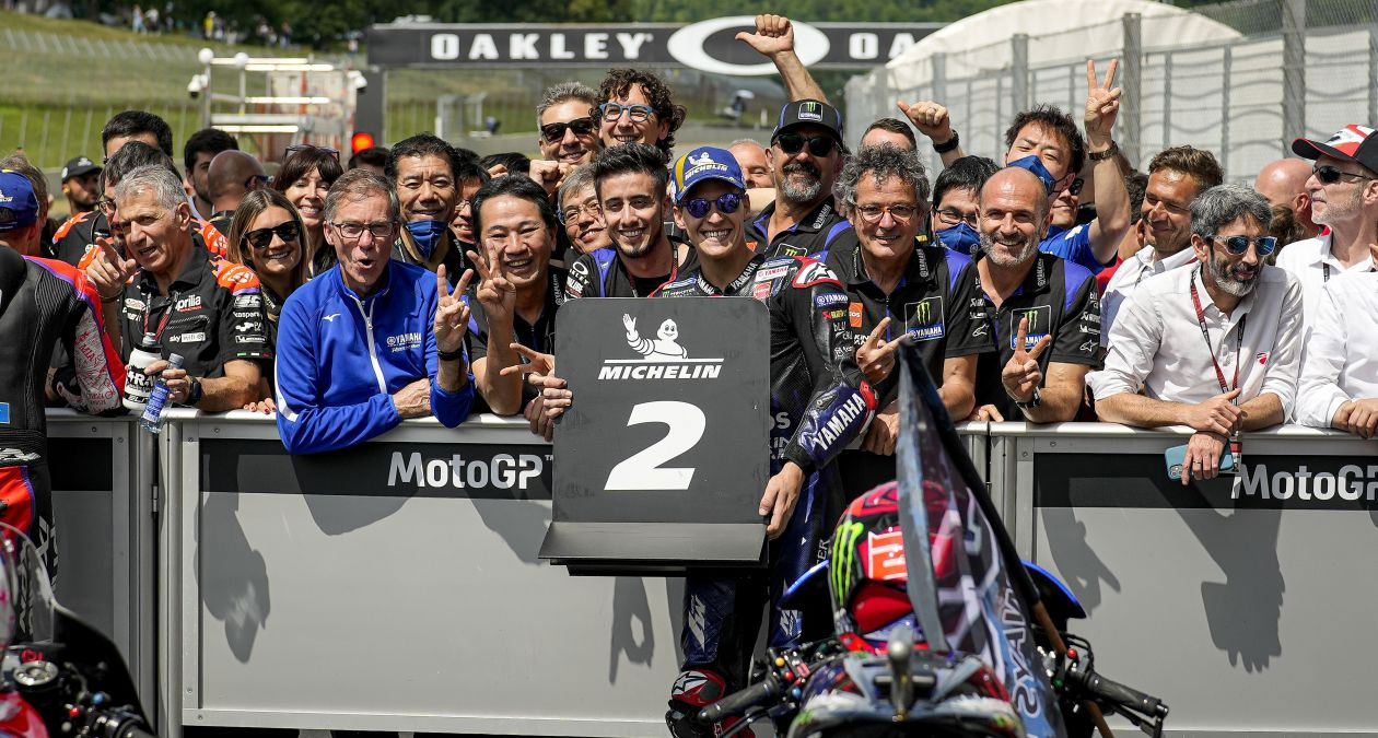 Quatararo Rides To Masterful Second Place At Mugello