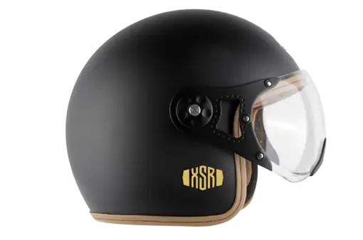  Yamaha XSR Retro-Black Half Face Helmet