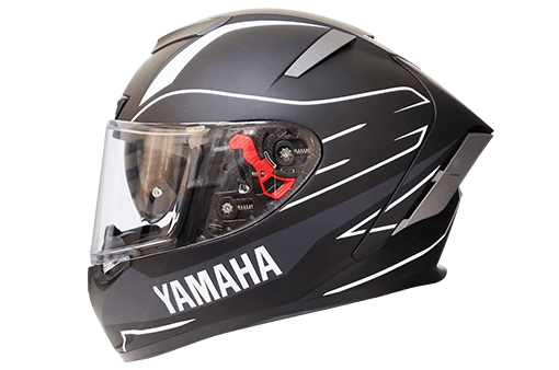  Y4_matt-black Yamaha Y4 Matt Black Full Face Helmet