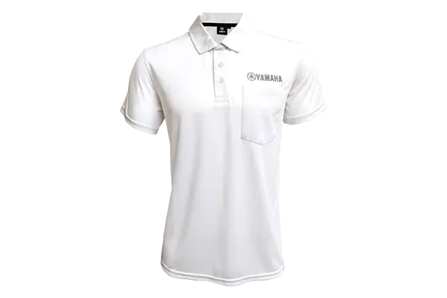 Yamaha Genuine Parts (YGP) - POLO T SHIRT WHITE