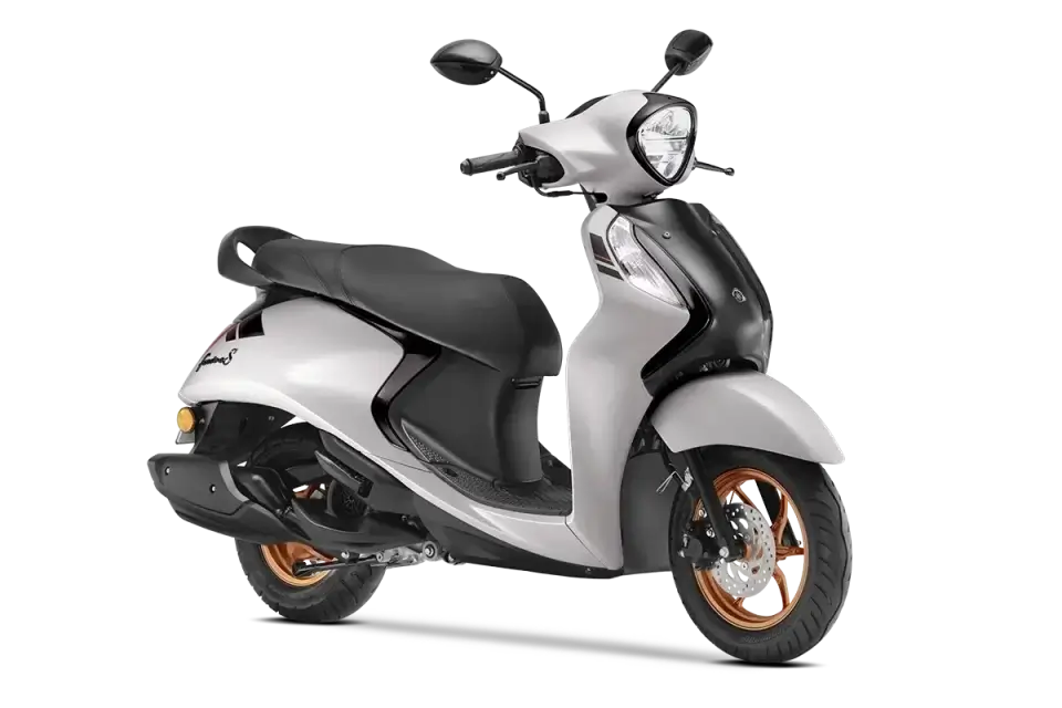 Yamaha Fascino 125 Fi Disc Matt Grey color scooter
