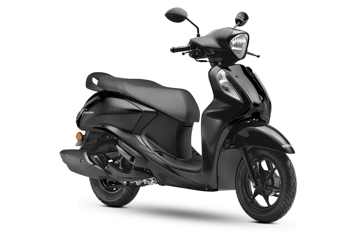 Yamaha Fascino 125 Fi Drum Metallic Black scooter