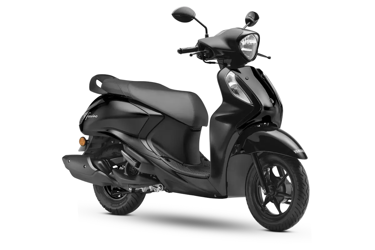Yamaha Fascino 125 Fi Drum Metallic Black scooter