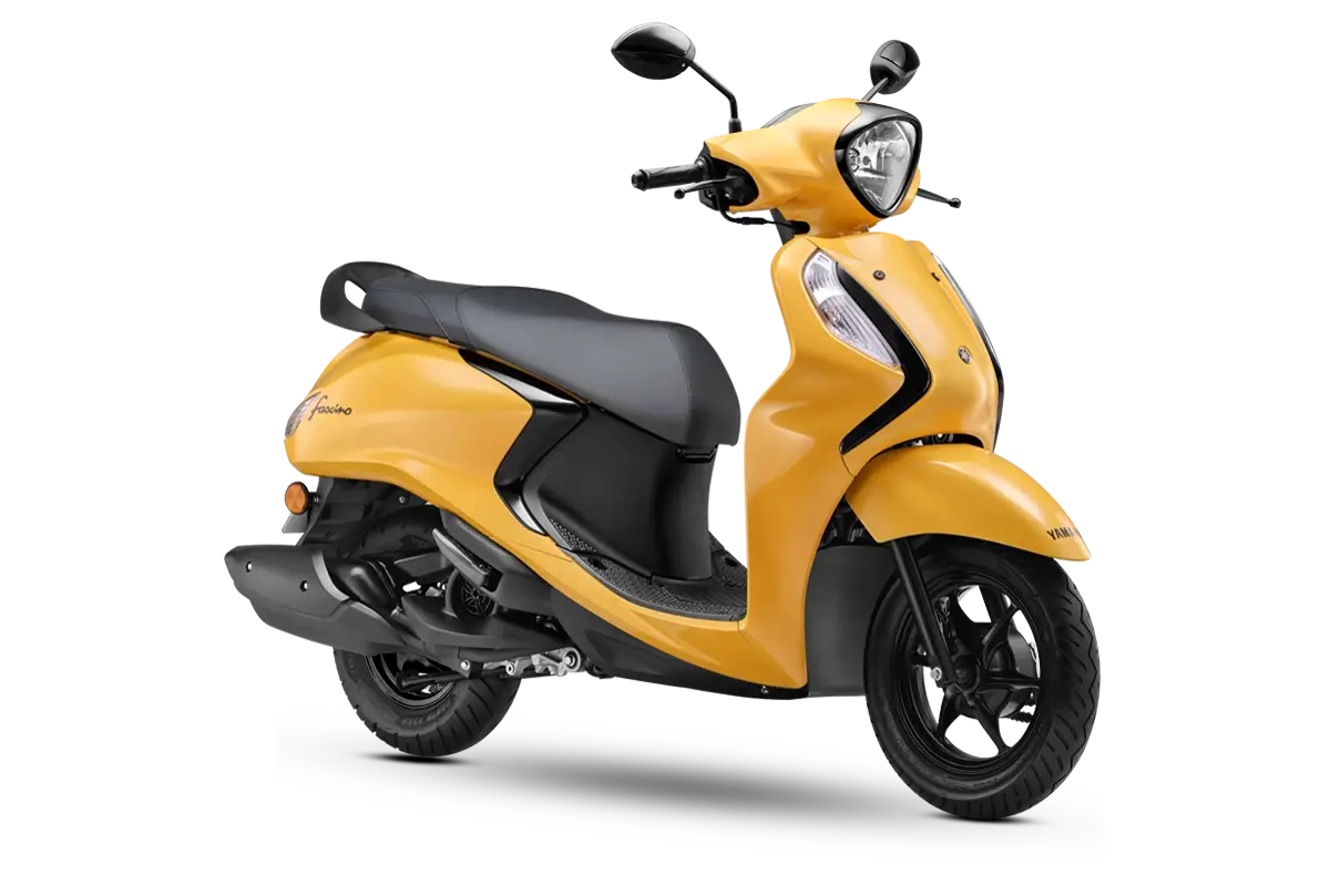 Yamaha Fascino 125 Fi Drum Yellow Cocktail scooter