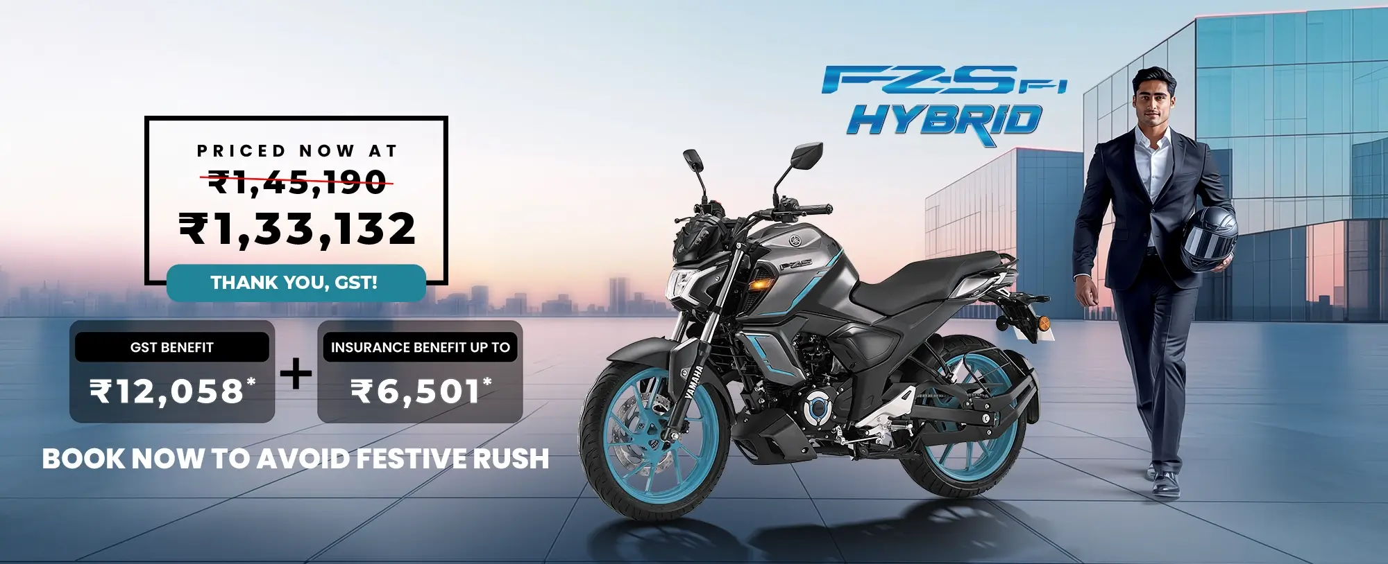 Fi Yamaha FZS-FI Hybrid Price - Mileage, Colours, Images, and Features ...