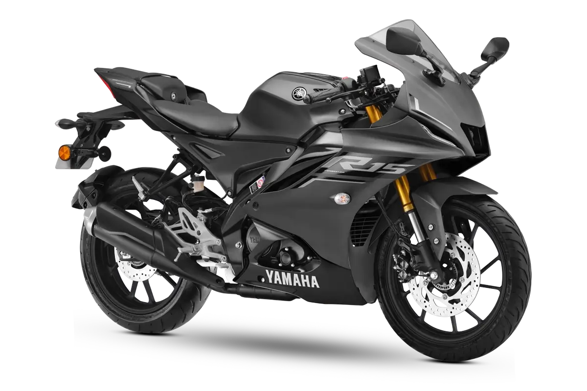 Yamaha R15 V4 in Dark Gray colour