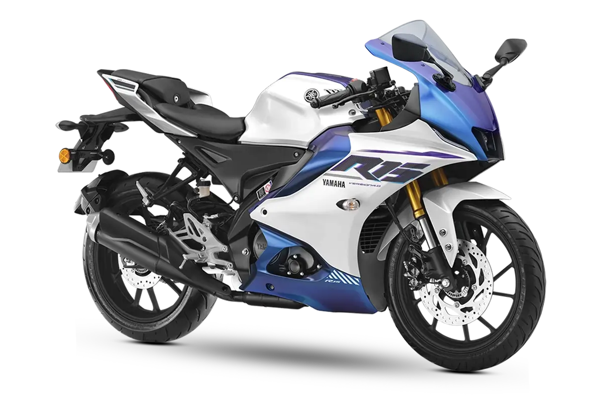 Yamaha R15 V4 in Pearl colour