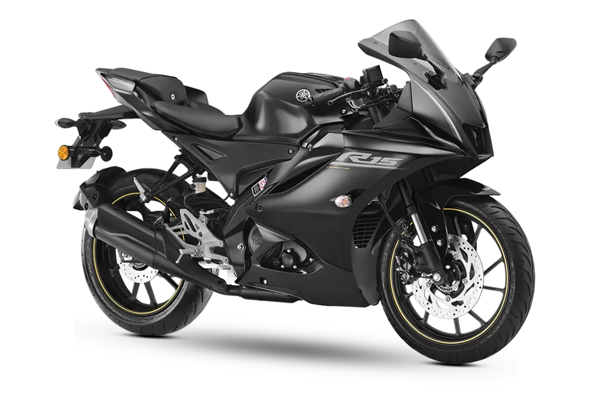 Yamaha R15 V4 Metallic Black colour
