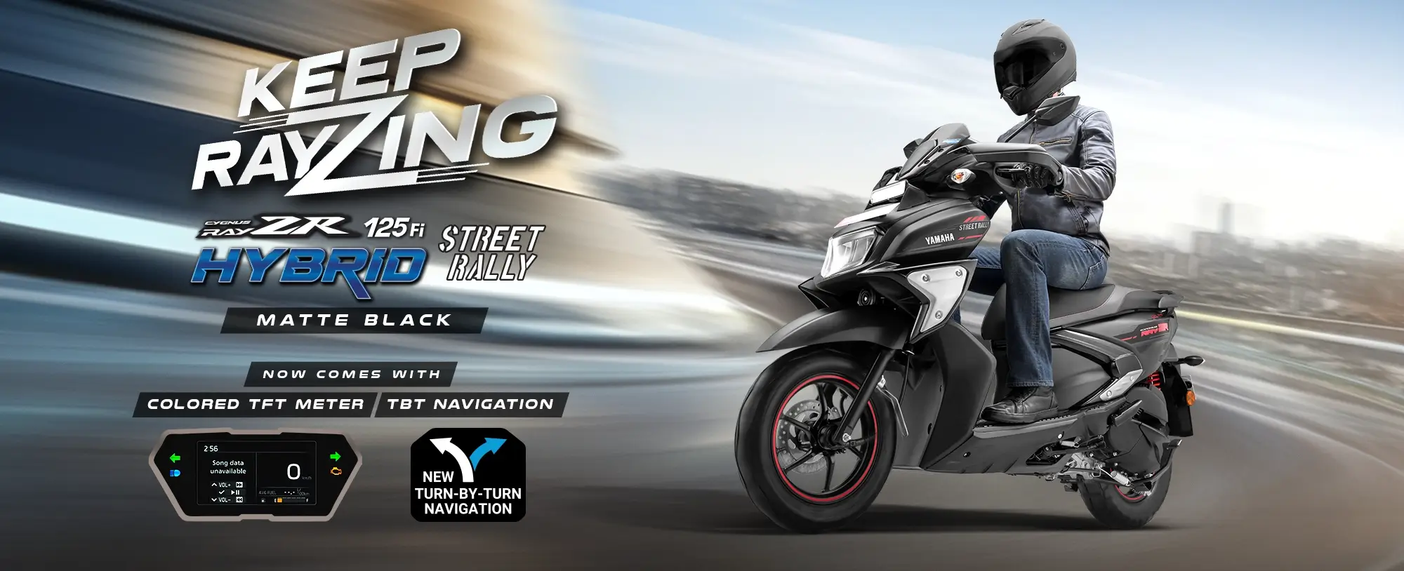 RayZR Street Rally 125 Fi Hybrid