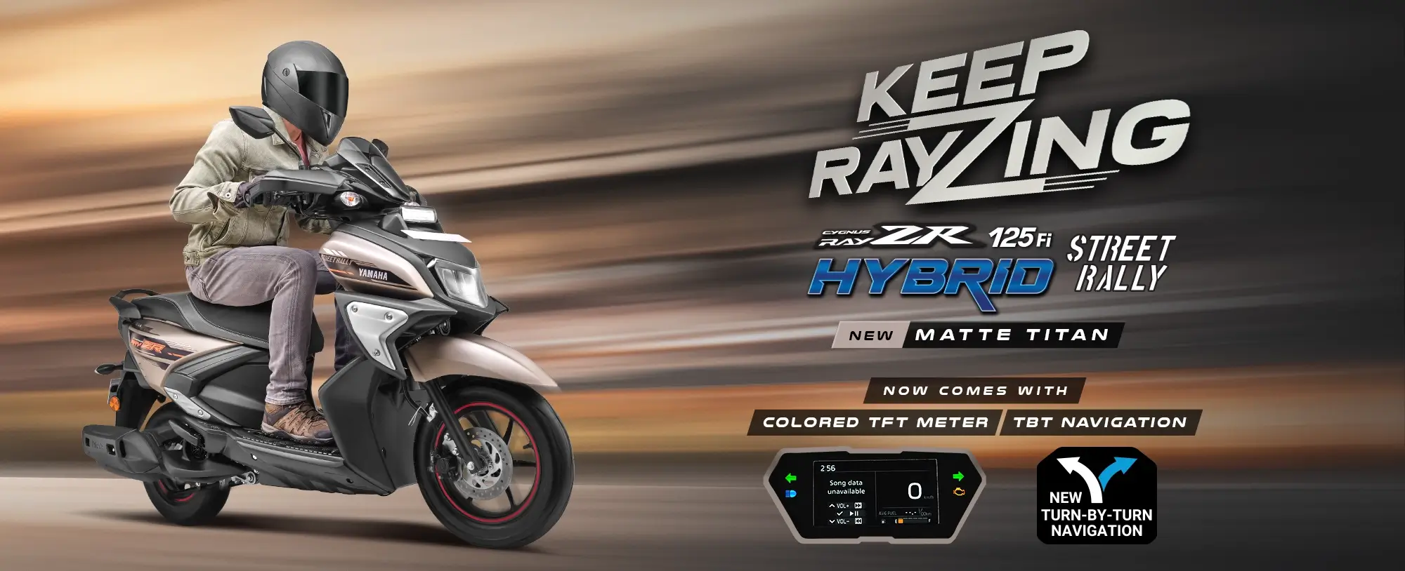 Yamaha Ray ZR Street Rally 125 Fi Hybrid