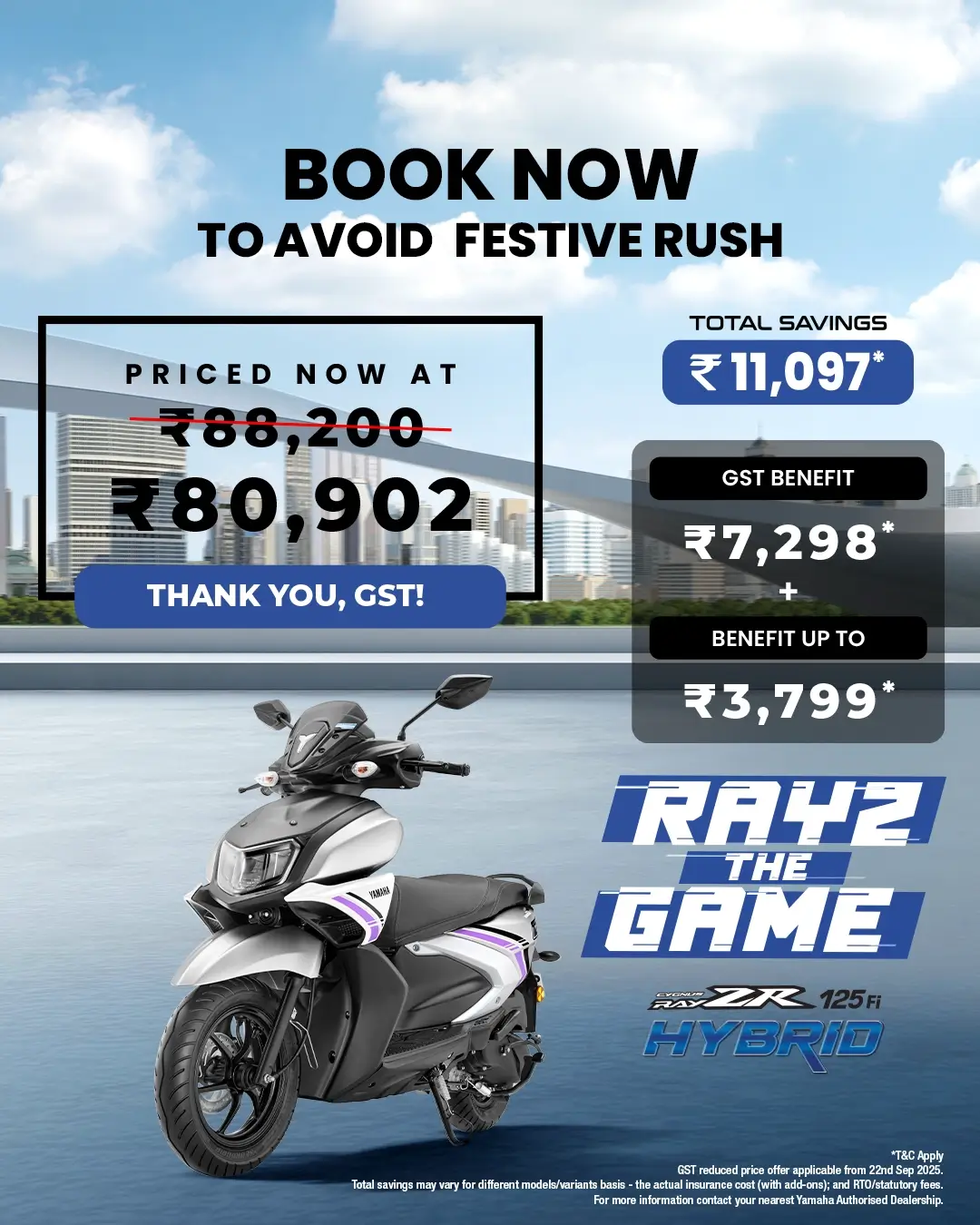 RayZR 125 Fi Hybrid